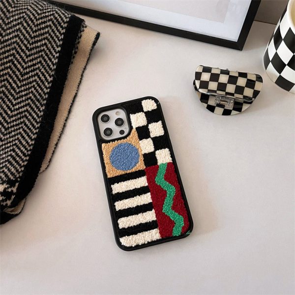 plush stitching iphone 12 case