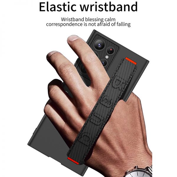 samsung galaxy s22 case camera cover wristband holder