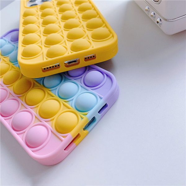 sideview of pop it funny iphone case