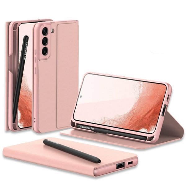 leather samsung galaxy s22 ultra flip case & s22 plus case