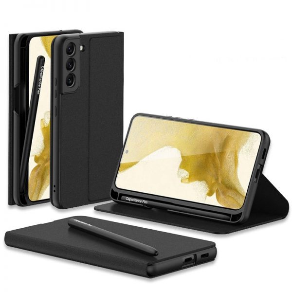 leather samsung galaxy s22 ultra flip case & s22 plus case