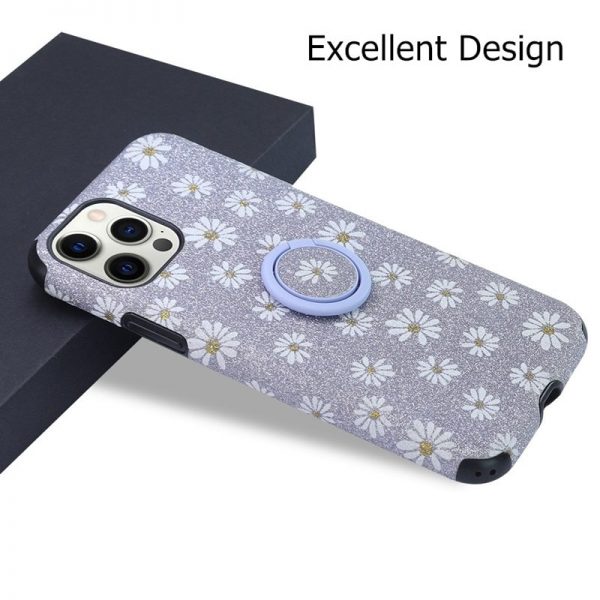 Daisy Flower IPhone Case with Ring with Stand