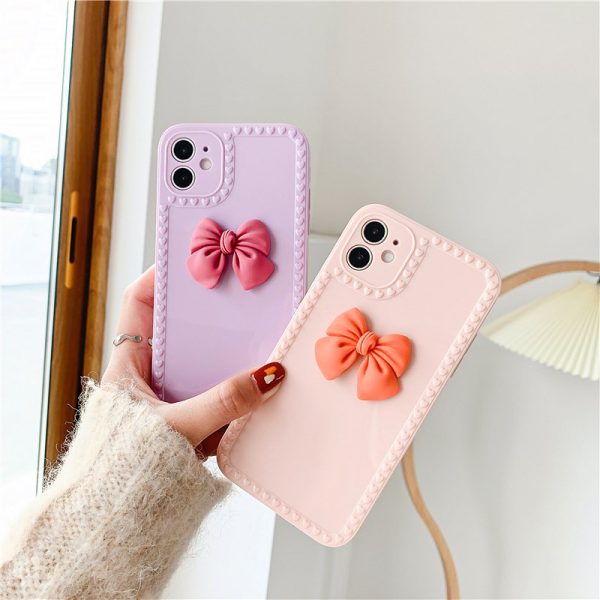 Candy Color Bow IPhone Case