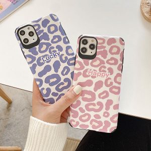 leopard print IPhone Case in two colors