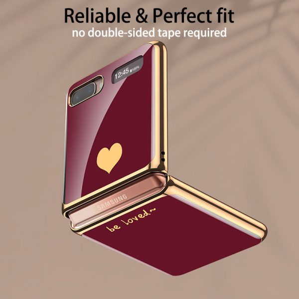 classic love samsung galaxy z flip case