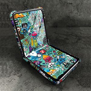 fashion cartoon samsung z flip case