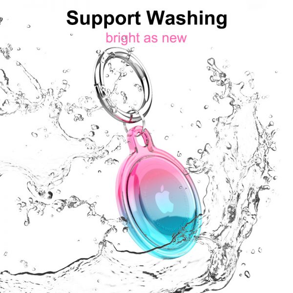 gradient waterproof airtag case