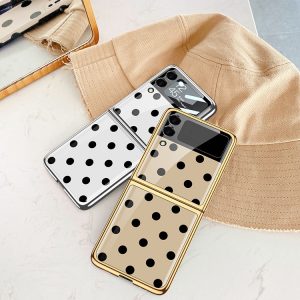 two dots white galaxy z flip3 case