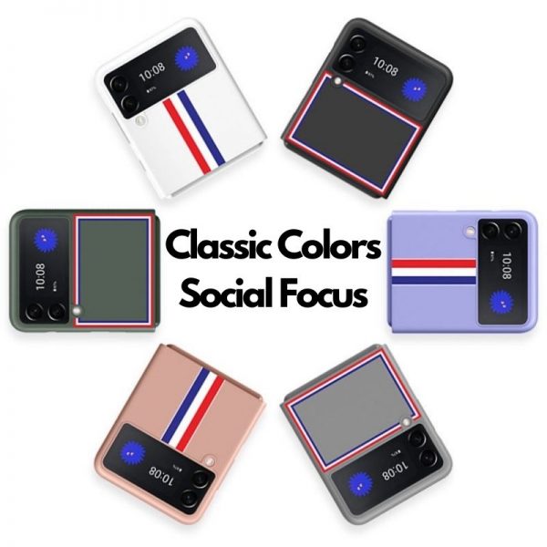 five classic color samsung z flip3 cases