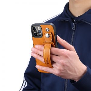 Card Slot Retro Leather iphone 13 Case With Holder