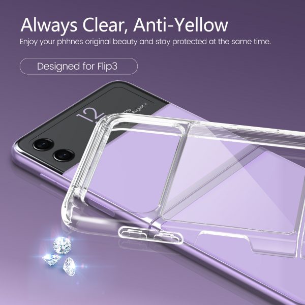 clear samsung z flip3 case