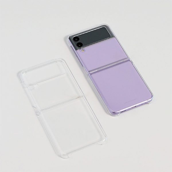 clear samsung z flip3 case