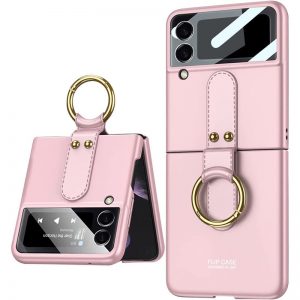 pink samsung galaxy z flip 3 case with ring