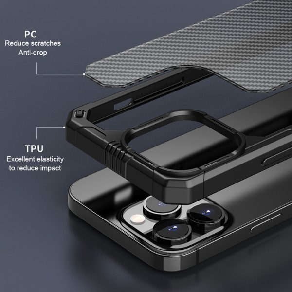 fiber texture drop protection iphone 14 pro max case