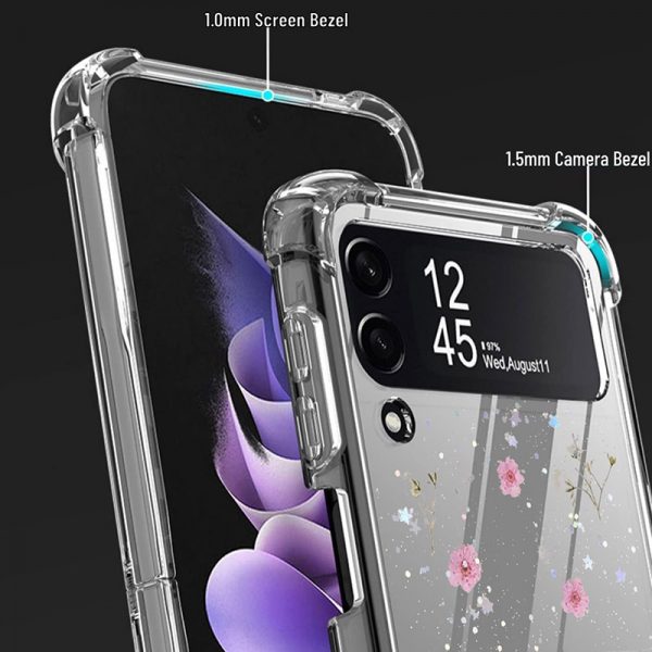 samsung flip 3 case clear