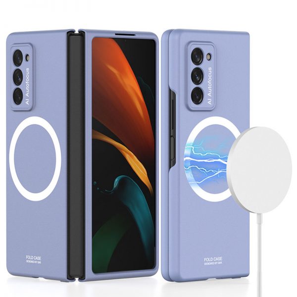 purple z fold 2 magnetic case