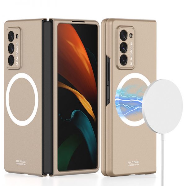 gold z fold 2 magnetic case