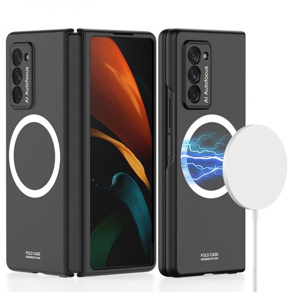 black z fold 2 magnetic case