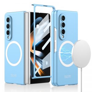 blue z fold 4 magnetic case