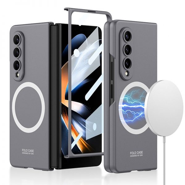 gray z fold 4 magnetic case