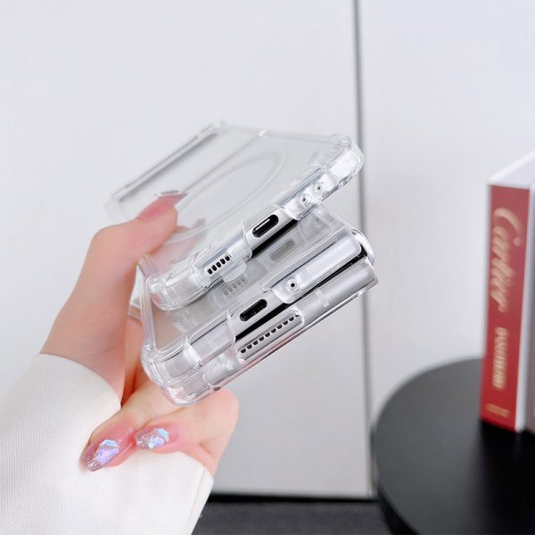 clear flip 4 magnetic case