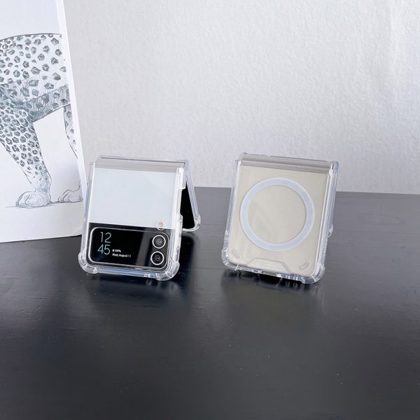 clear flip 4 magnetic case