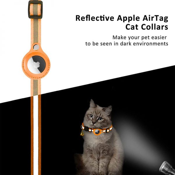 comfortable airtag cat collars