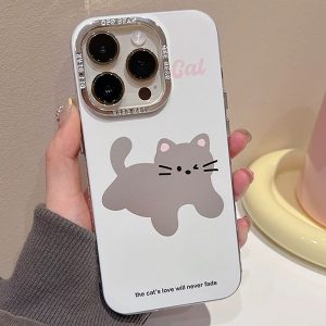 cute iphone 12 cartoon cases (cat, bear)